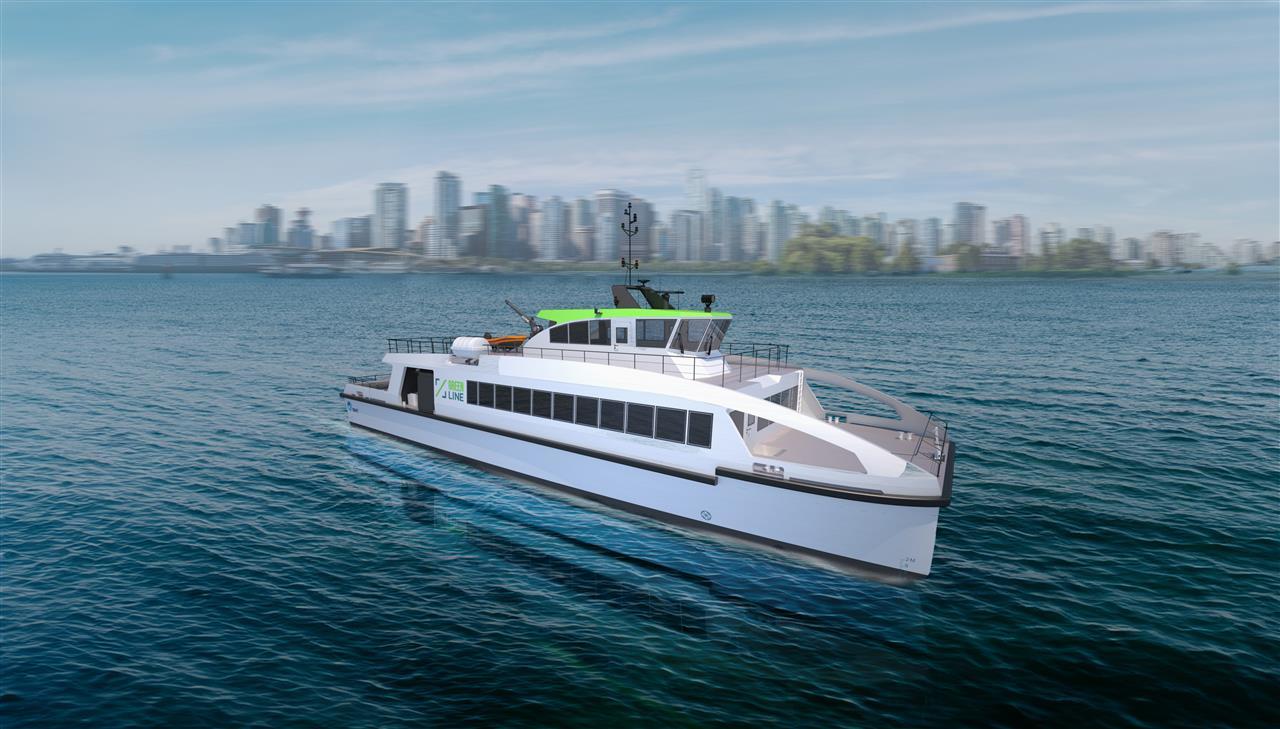 Grooved PET Foam Core Electric Ferry