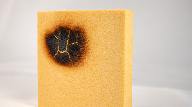 pi-foam-flame-test